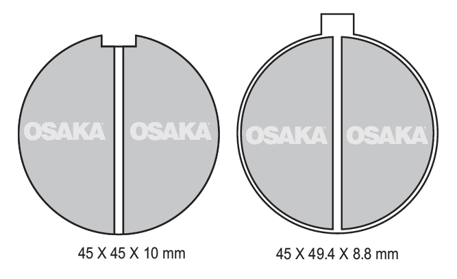 Japanparts PASTIGLIE FRENO PA080AF 8033001304619